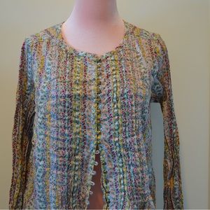 Anthropologie Maeve Floral Long Sleeve